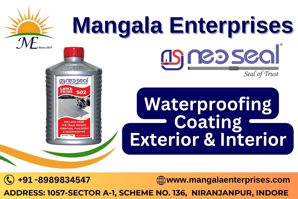 Neo Seal Waterproofing Coating 501 SBR Latex And 502 Latex Prime Distributor in Indore