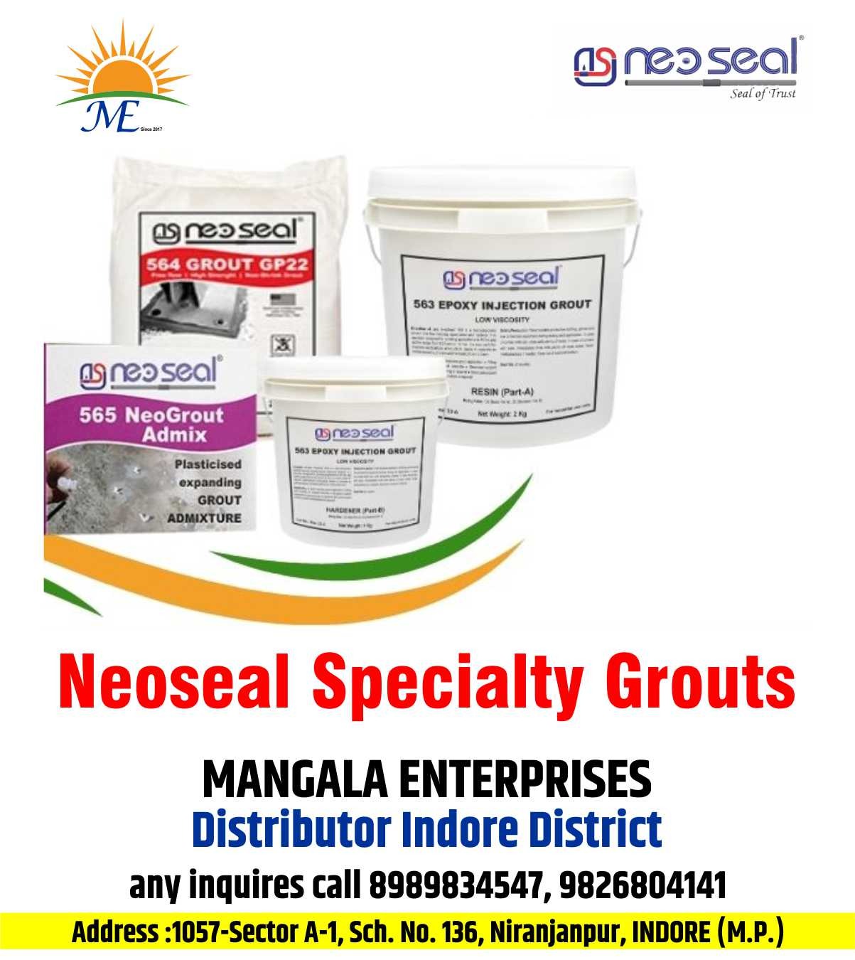 Best Distributor for Neoseal Specialty Grouts In Indore